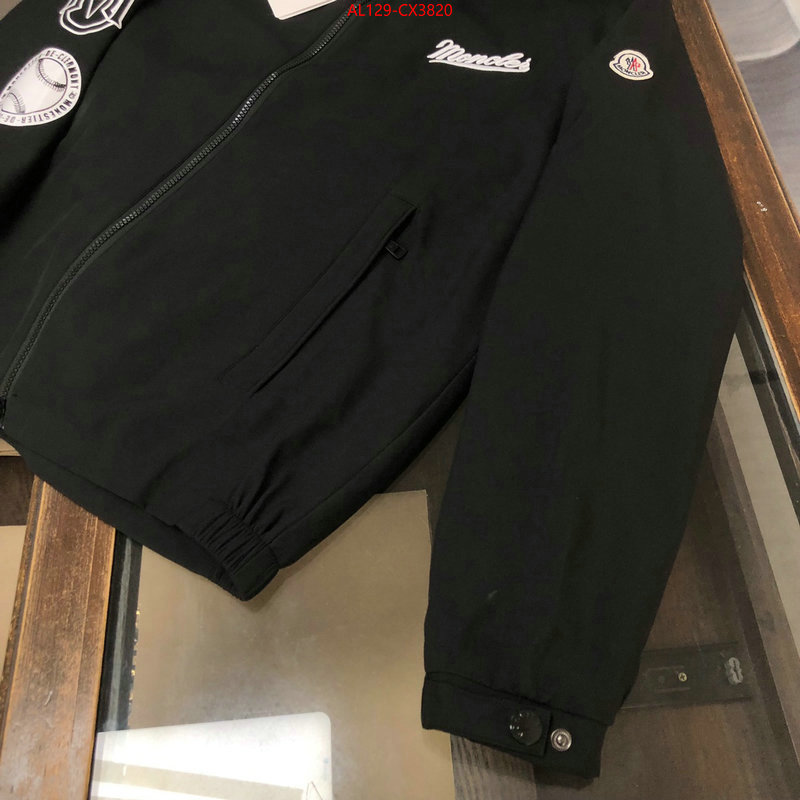 Clothing-Moncler quality replica ID: CX3820 $: 129USD