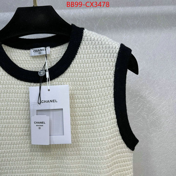 Clothing-Chanel is it illegal to buy ID: CX3478 $: 99USD