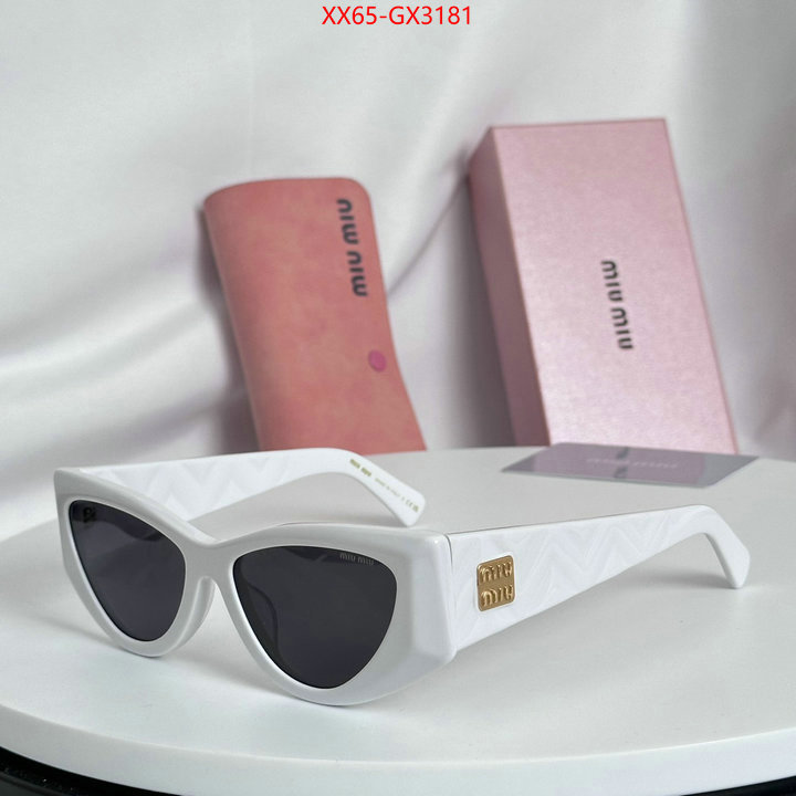 Glasses-Miu Miu buy first copy replica ID: GX3181 $: 65USD