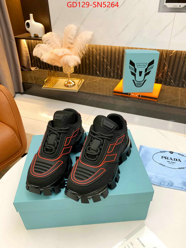 Men shoes-Prada at cheap price ID: SN5264 $: 129USD