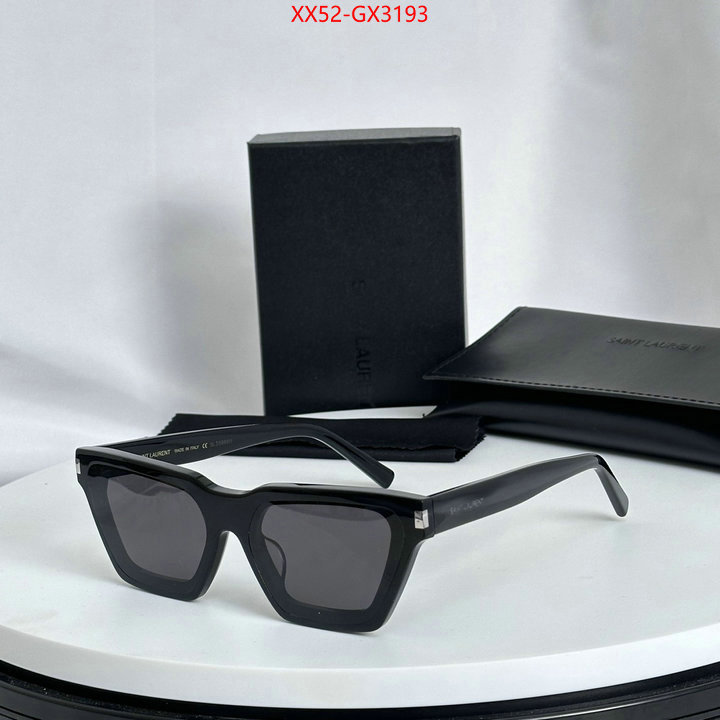Glasses-YSL fake designer ID: GX3193 $: 52USD