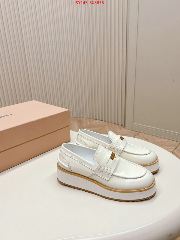 Women Shoes-Miu Miu outlet 1:1 replica ID: SX3638 $: 145USD