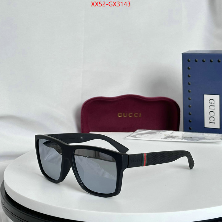 Glasses-Gucci luxury ID: GX3143 $: 52USD