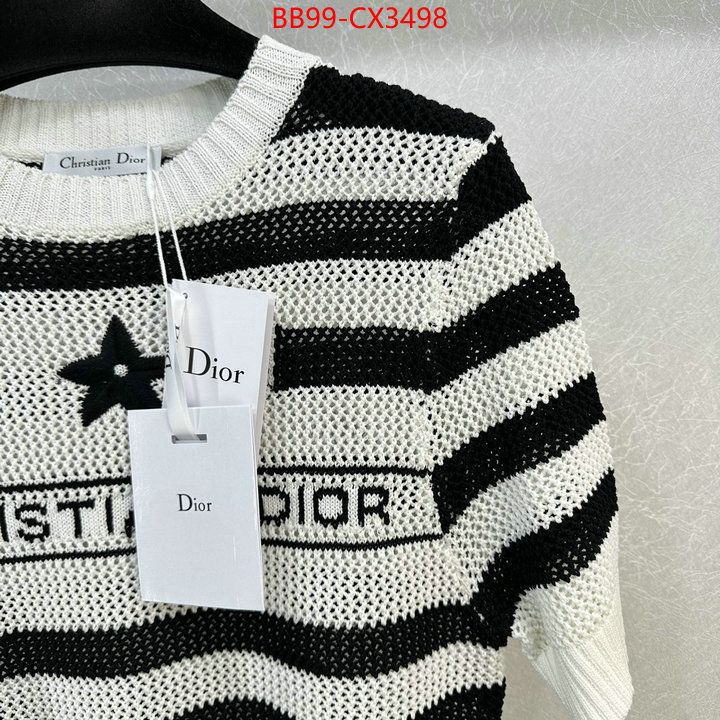 Clothing-Dior copy ID: CX3498 $: 99USD