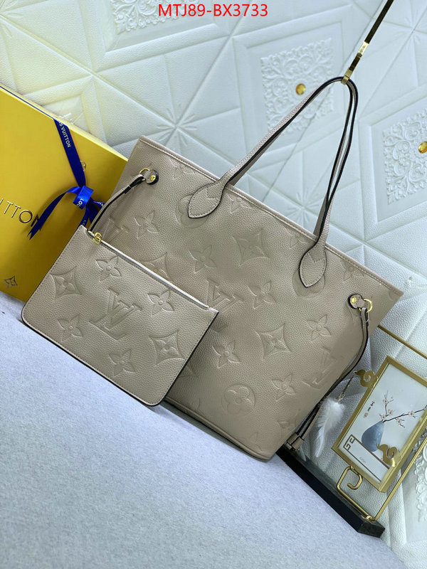 LV Bags(4A)-Neverfull- replica best ID: BX3733 $: 89USD,