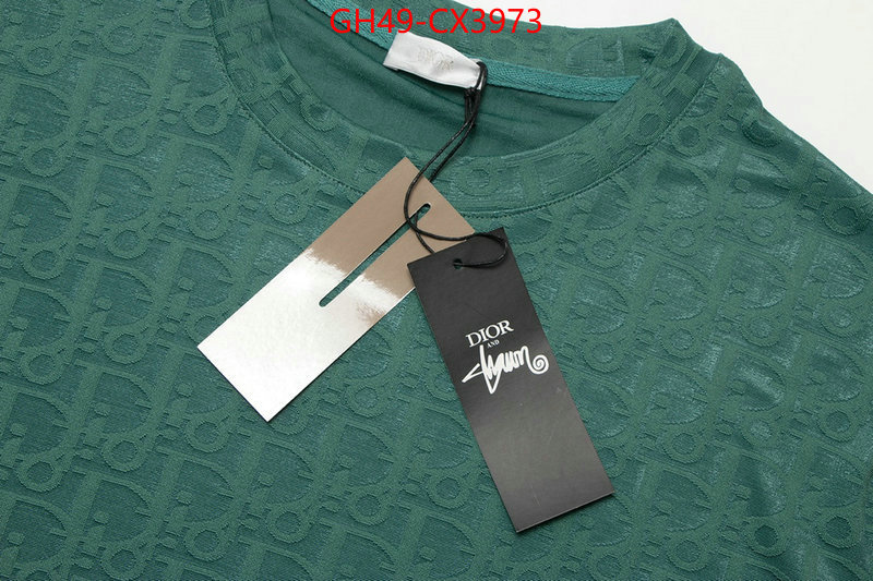 Clothing-Dior fake high quality ID: CX3973 $: 49USD