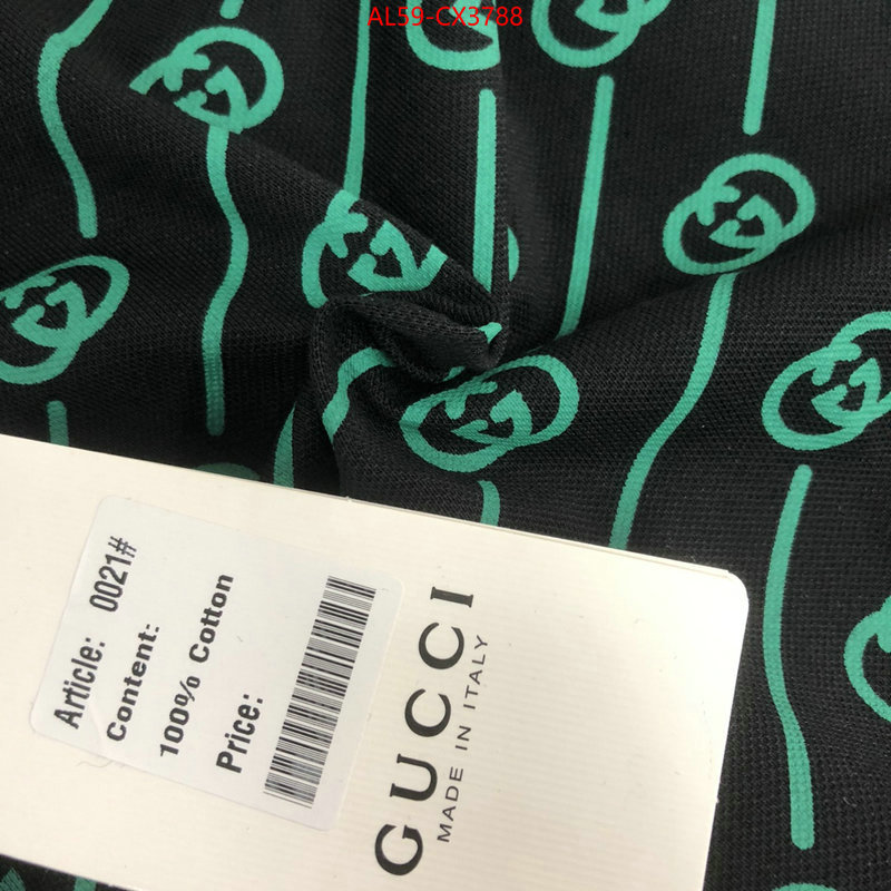 Clothing-Gucci customize best quality replica ID: CX3788 $: 59USD