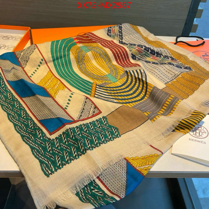 Scarf-Hermes where can i buy the best quality ID: MX2987 $: 72USD