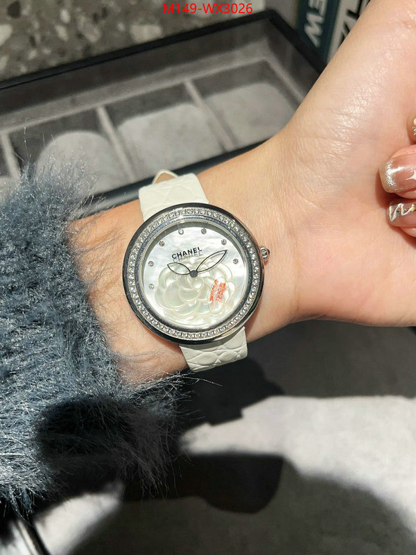 Watch(4A)-Chanel replica wholesale ID: WX3026 $: 149USD