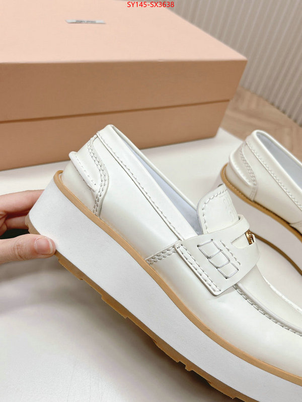 Women Shoes-Miu Miu outlet 1:1 replica ID: SX3638 $: 145USD