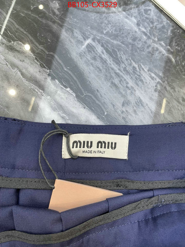 Clothing-MIU MIU buy ID: CX3529 $: 105USD