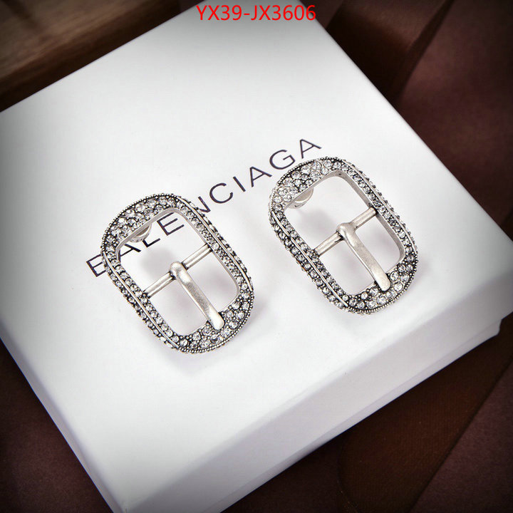 Jewelry-Balenciaga replica shop ID: JX3606 $: 39USD