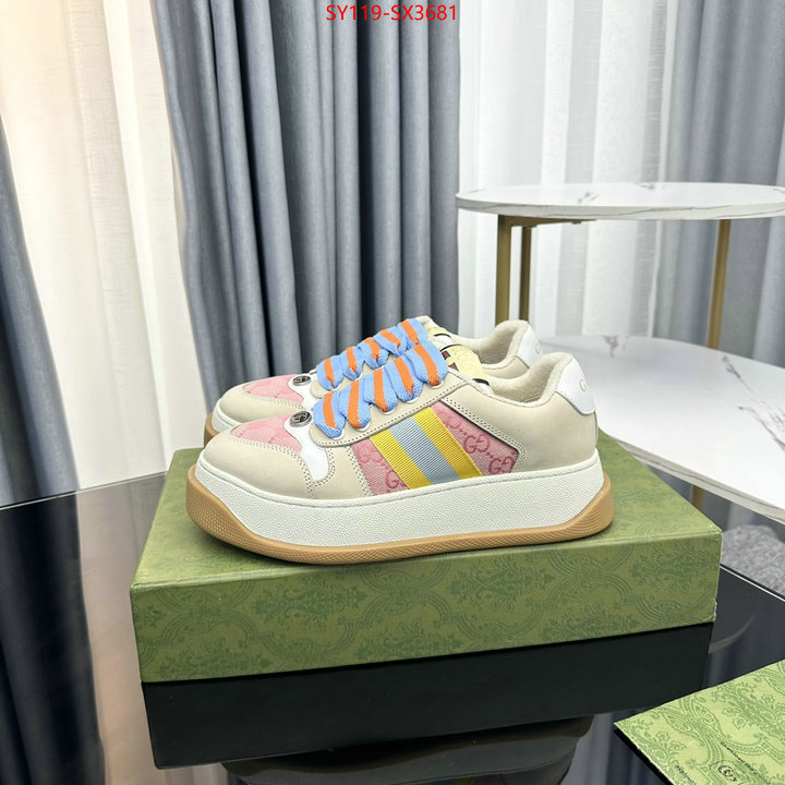 Women Shoes-Gucci aaaaa+ quality replica ID: SX3681 $: 119USD