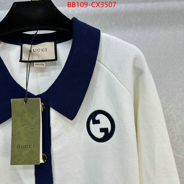 Clothing-Gucci 1:1 replica ID: CX3507 $: 109USD