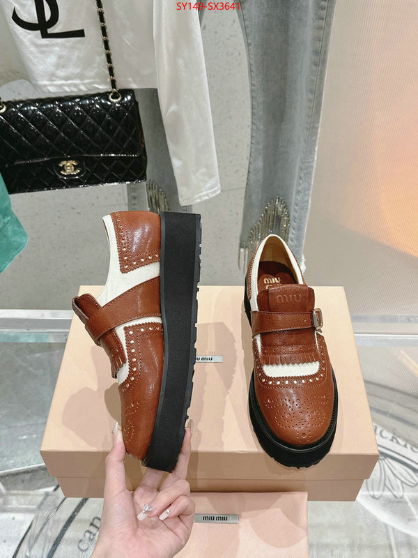 Women Shoes-Miu Miu 2024 replica ID: SX3641 $: 149USD