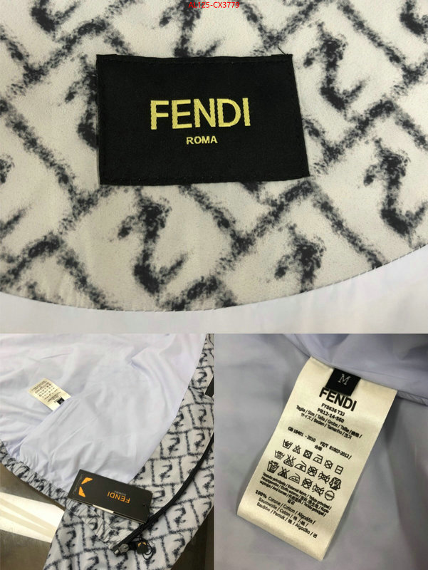 Clothing-Fendi perfect replica ID: CX3779 $: 125USD