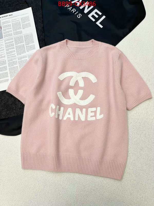 Clothing-Chanel replica us ID: CX3486 $: 99USD