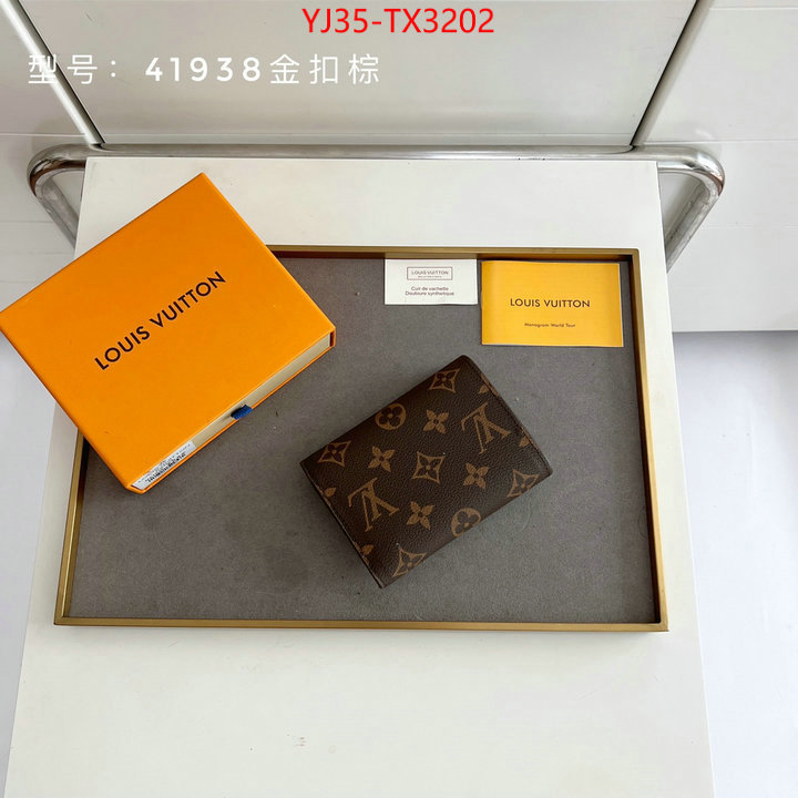 LV Bags(4A)-Wallet flawless ID: TX3202 $: 35USD,