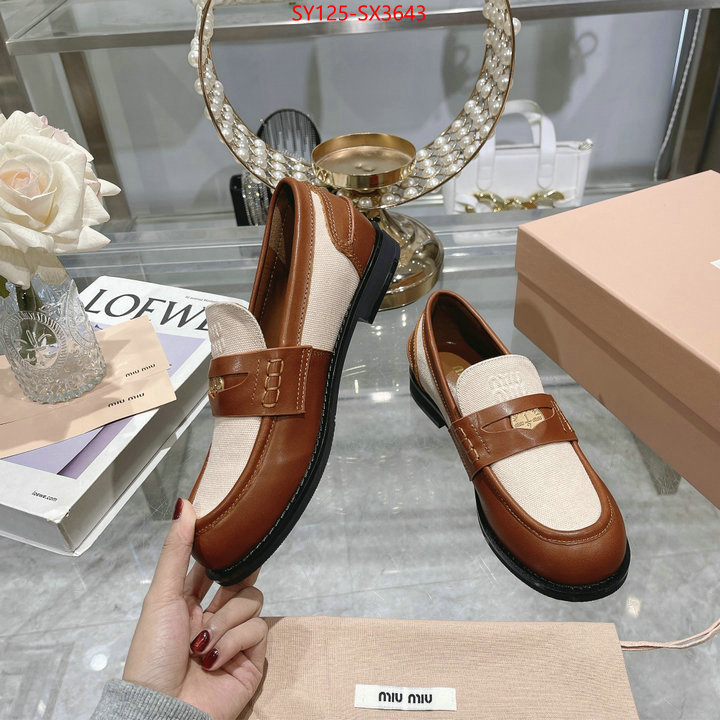 Women Shoes-Miu Miu designer fashion replica ID: SX3643 $: 125USD