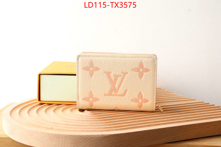 LV Bags(TOP)-Wallet the online shopping ID: TX3575 $: 115USD