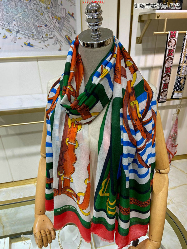 Scarf-Hermes high quality designer replica ID: MX2983 $: 75USD