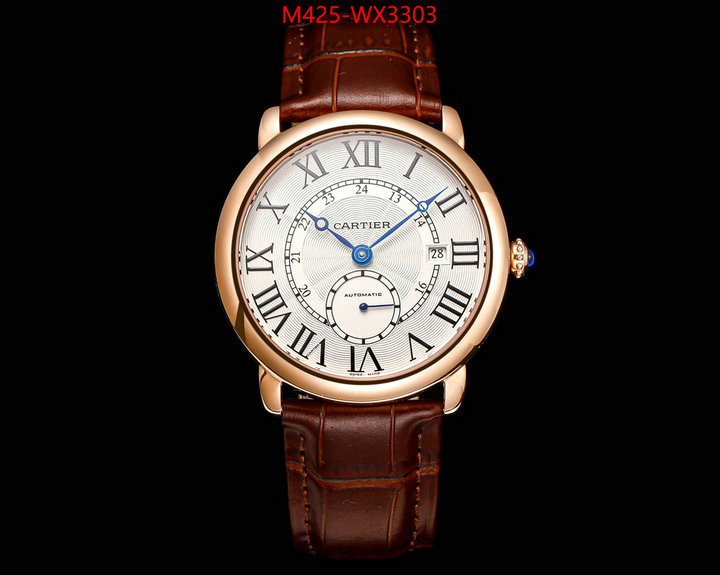 Watch(TOP)-Cartier wholesale replica shop ID: WX3303 $: 425USD