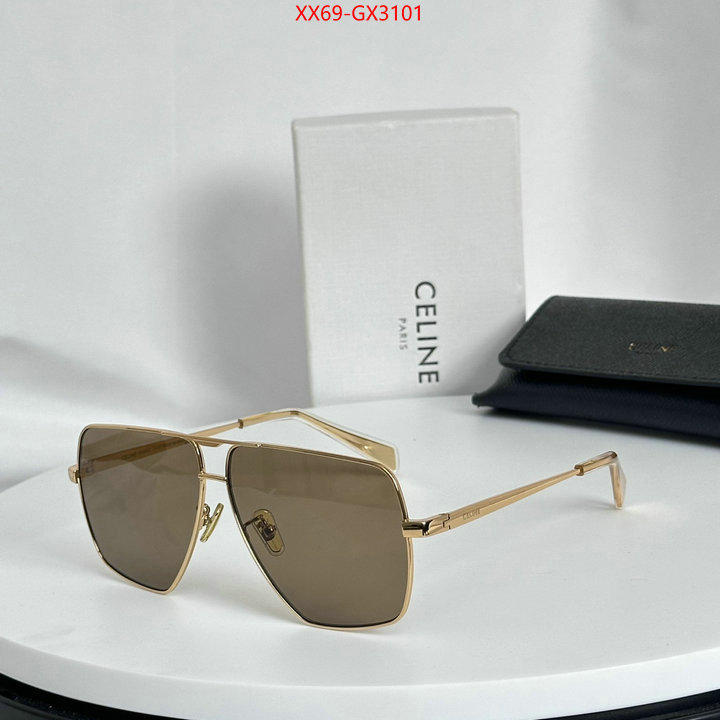 Glasses-CELINE best designer replica ID: GX3101 $: 69USD