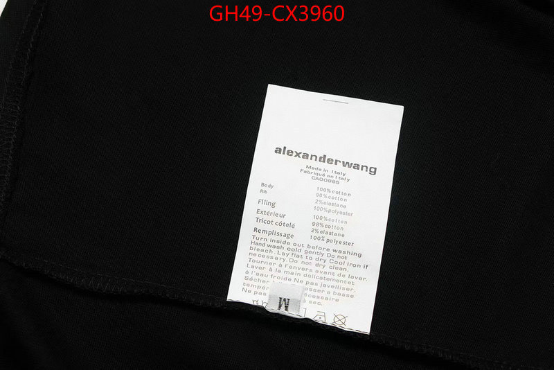 Clothing-Alexander Wang luxury cheap replica ID: CX3960 $: 49USD