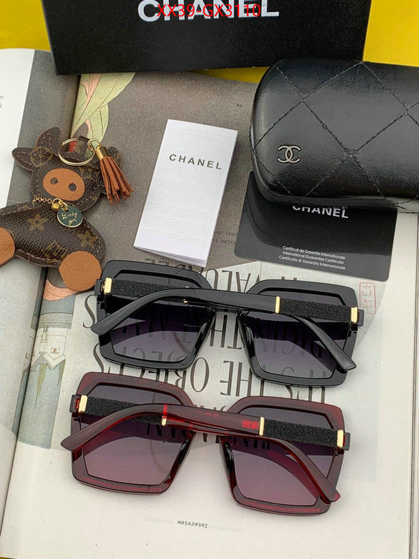 Glasses-Chanel the quality replica ID: GX3110 $: 39USD