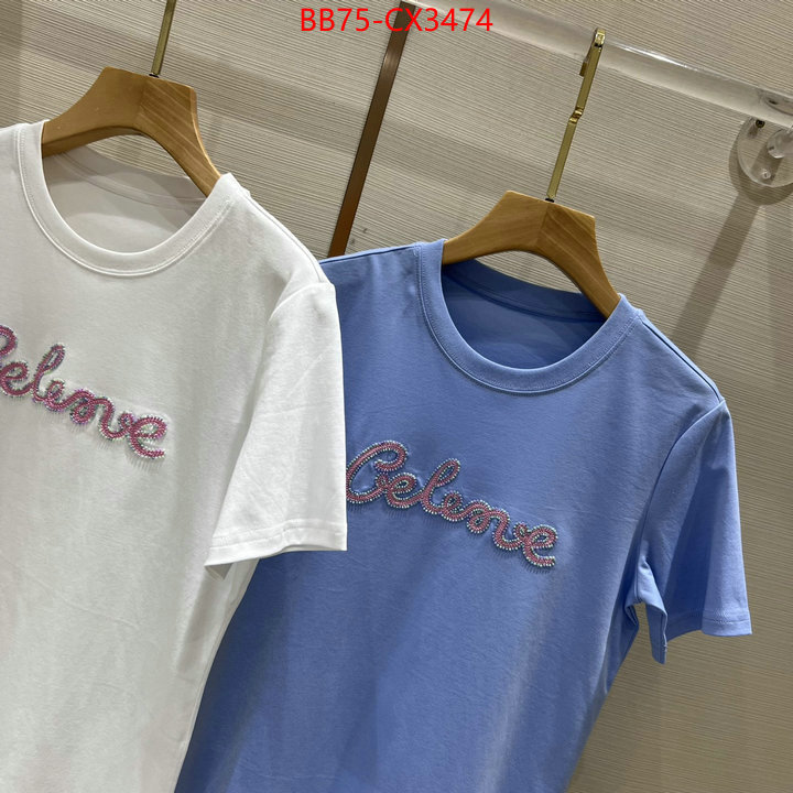 Clothing-Celine where can i buy the best quality ID: CX3474 $: 75USD