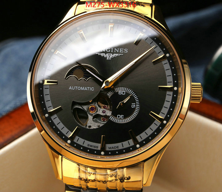 Watch(TOP)-Longines aaaaa+ replica designer ID: WX3316 $: 275USD