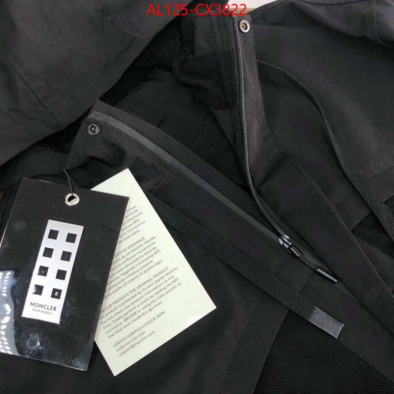 Clothing-Moncler aaaaa+ replica designer ID: CX3822 $: 125USD