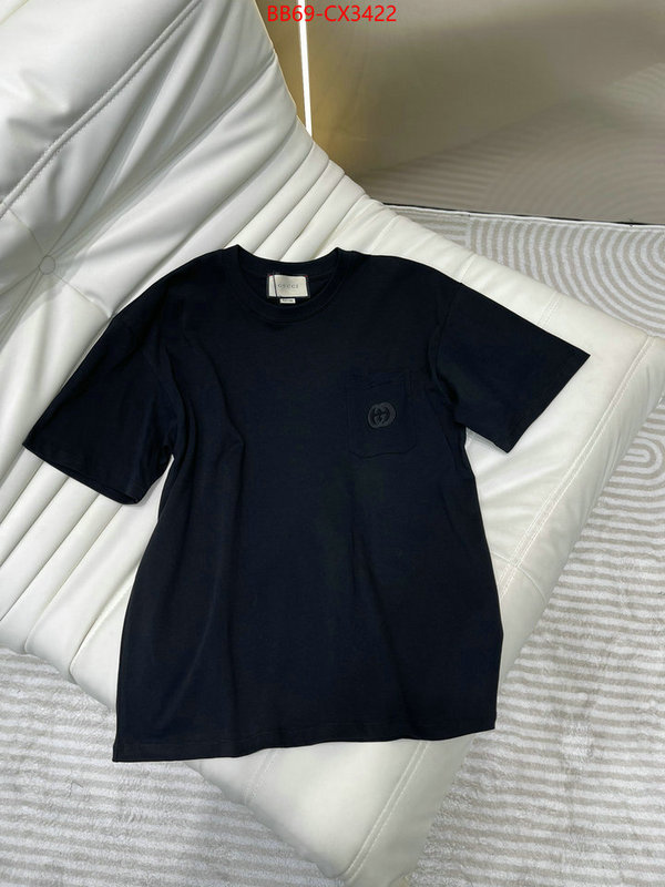 Clothing-Gucci luxury fake ID: CX3422 $: 69USD