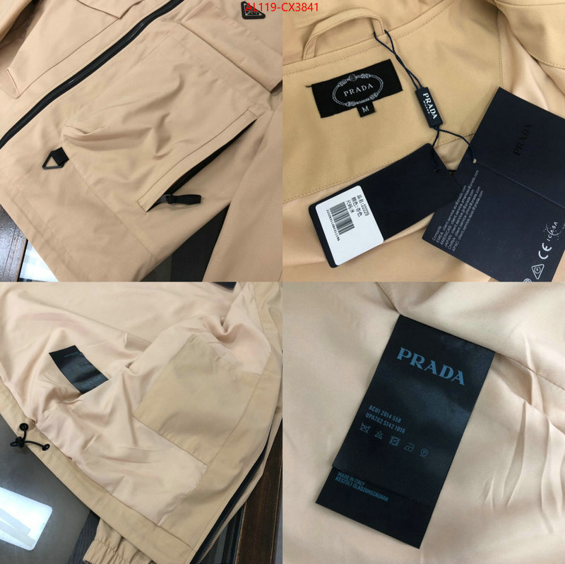 Clothing-Prada sale ID: CX3841 $: 119USD