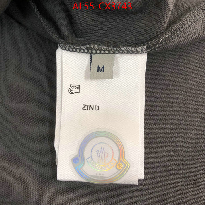 Clothing-Moncler top fake designer ID: CX3743 $: 55USD