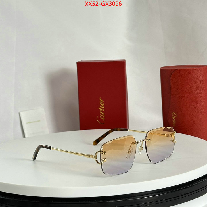 Glasses-Cartier luxury 7 star replica ID: GX3096 $: 52USD