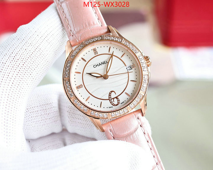 Watch(4A)-Chanel high quality customize ID: WX3028 $: 125USD