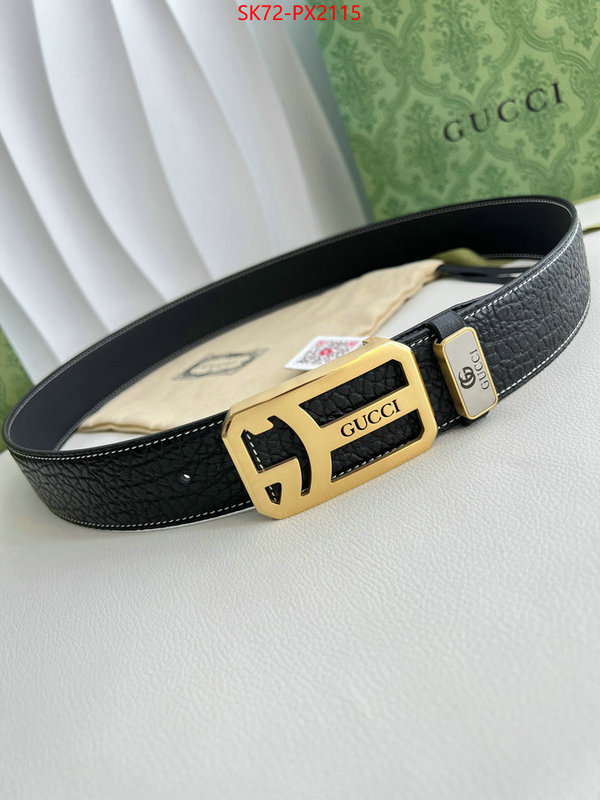 Belts-Gucci 2024 luxury replicas ID: PX2115 $: 72USD