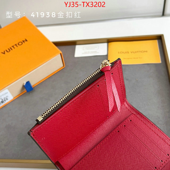 LV Bags(4A)-Wallet flawless ID: TX3202 $: 35USD,