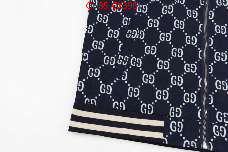 Clothing-Gucci practical and versatile replica designer ID: CX3981 $: 85USD