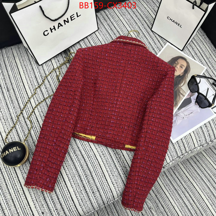 Clothing-Chanel shop ID: CX3403 $: 159USD