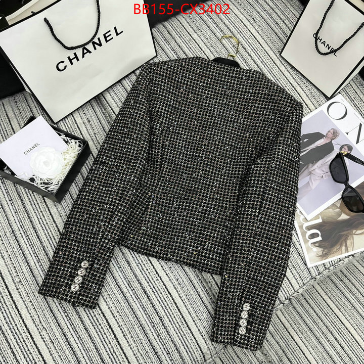 Clothing-Chanel where quality designer replica ID: CX3402 $: 155USD