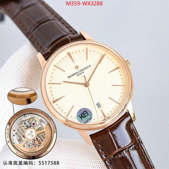 Watch(TOP)-Vacheron Constantin replica for cheap ID: WX3288 $: 359USD