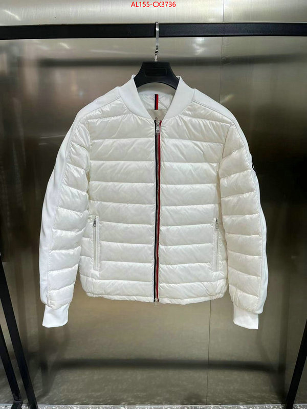 Down jacket Men-Moncler 1:1 replica wholesale ID: CX3736 $: 155USD