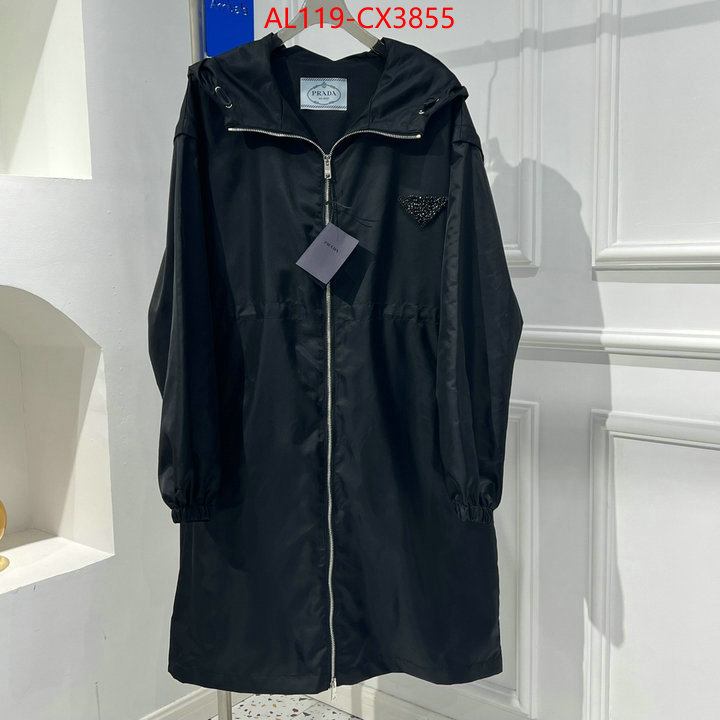 Clothing-Prada best replica quality ID: CX3855 $: 119USD