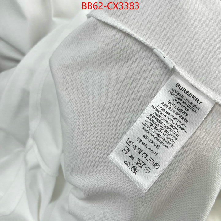 Clothing-Burberry high-end designer ID: CX3383 $: 62USD