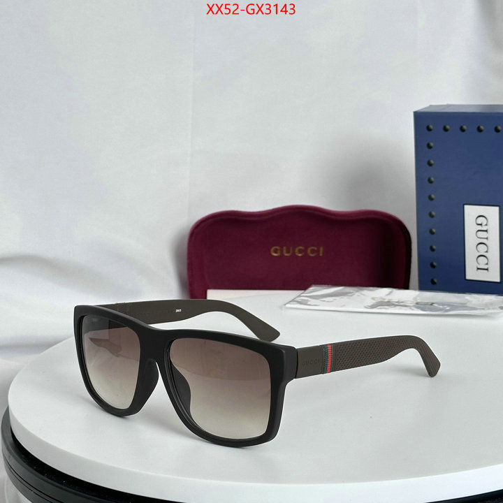 Glasses-Gucci luxury ID: GX3143 $: 52USD