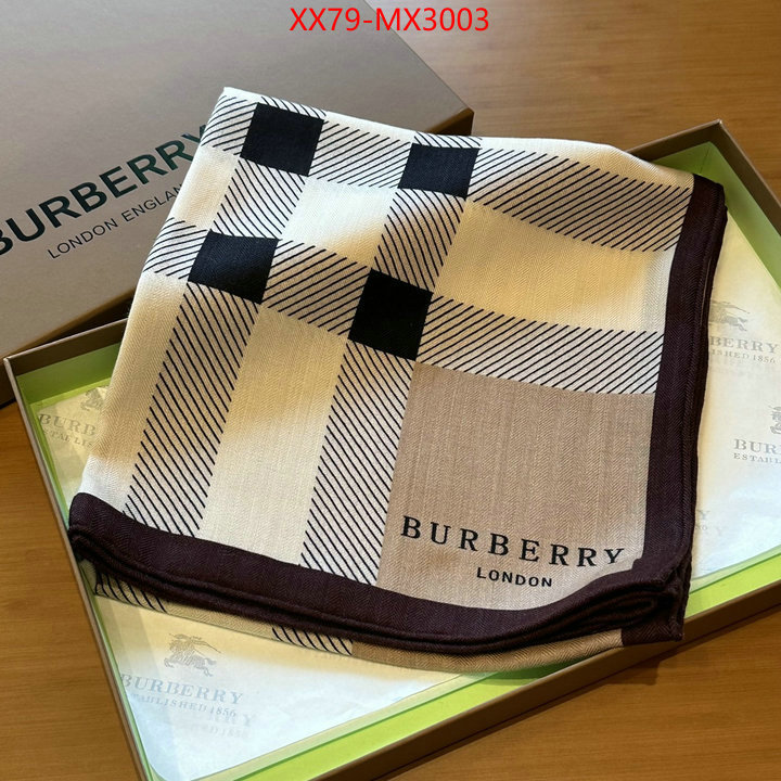 Scarf-Burberry where can i find ID: MX3003 $: 79USD