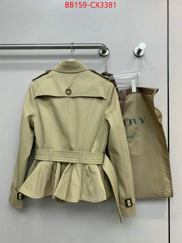 Clothing-Burberry shop designer replica ID: CX3381 $: 159USD