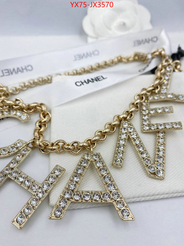 Jewelry-Chanel best knockoff ID: JX3570 $: 75USD